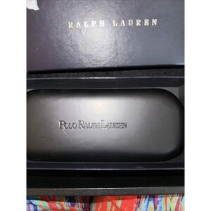 Glasses Case Polo Ralph Lauren  Eyeglasses Hard Case‎ Black W/box 4682